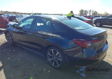 2025 Honda Civic Hybrid Sport/Sport Touring z USA, uszkodzony, nr VIN 2HGFE4F89SH304735